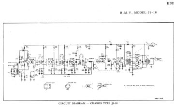 HMV ;Australia J1 16 schematic circuit diagram